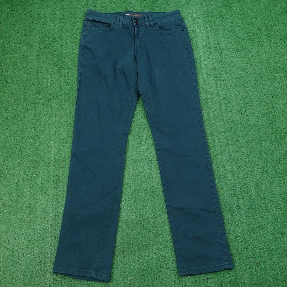 Levi's Jeans Womens 8M Green Mid‎ Rise Skinny 31x31 Dark Wash Denim Stretch